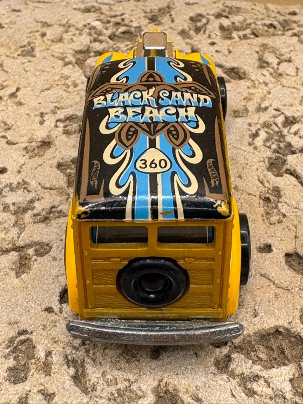 Vintage Hot Wheels 1979 Mattel BLACK SAND BEACH Vehicle Woody